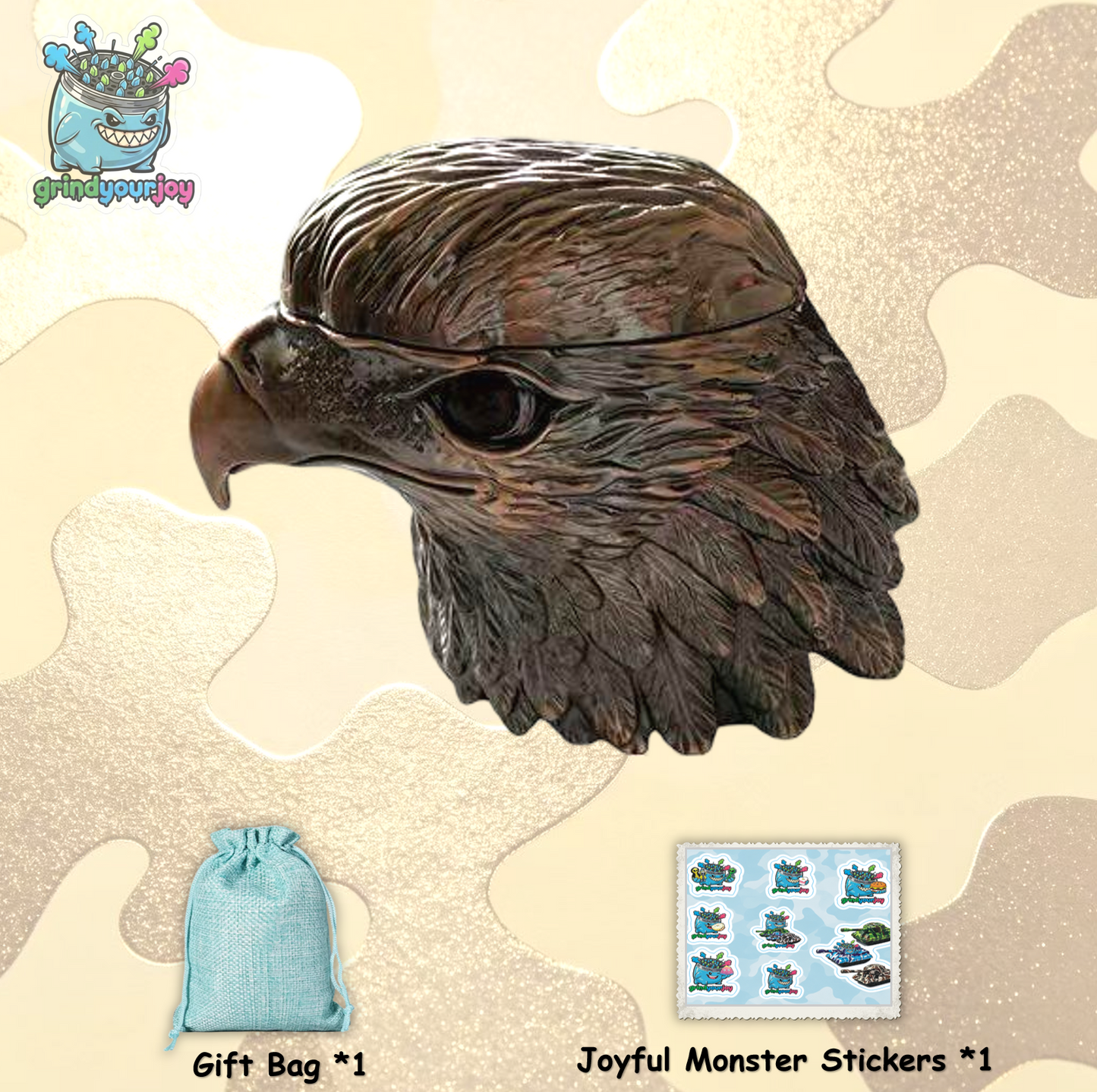 Eagle Head Metal Grinder