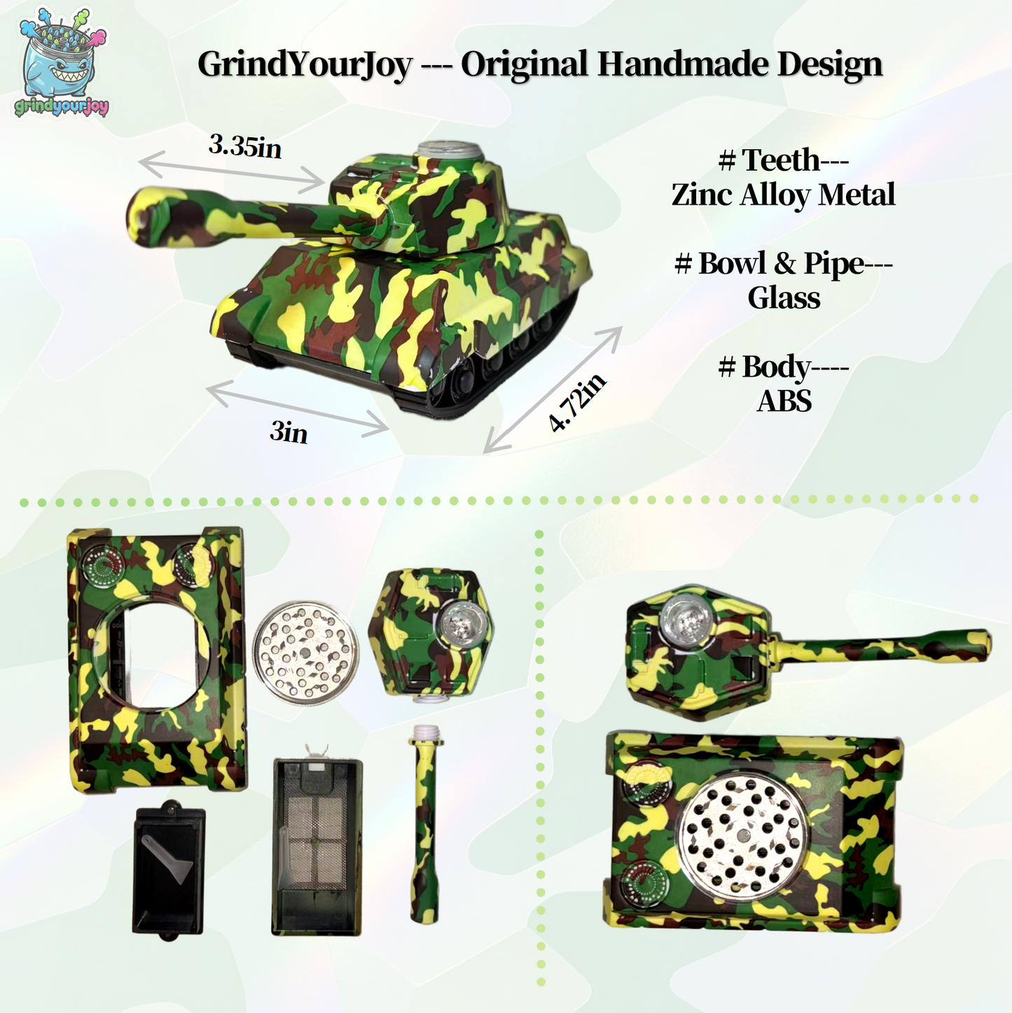 New Tank Grinder & Pipe All In One - Original Design