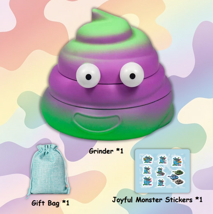 Rainbow Poop Emoji Grinder