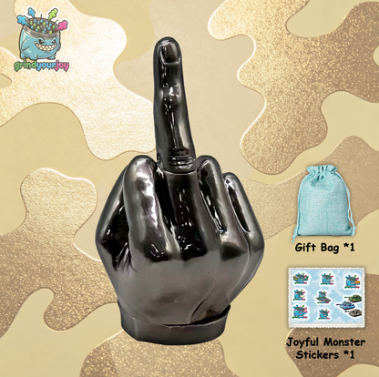 Middle Finger 2-in-1 Grinder Pipe
