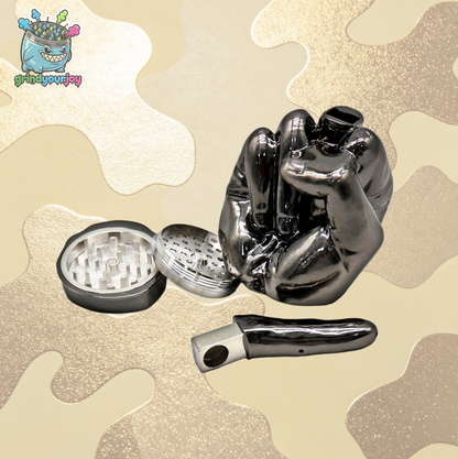 Middle Finger 2-in-1 Grinder Pipe
