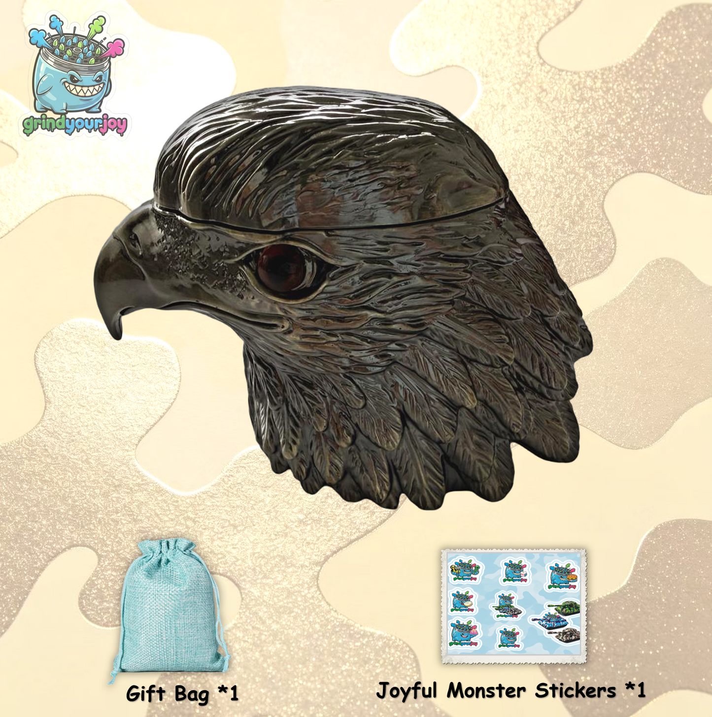 Eagle Head Metal Grinder