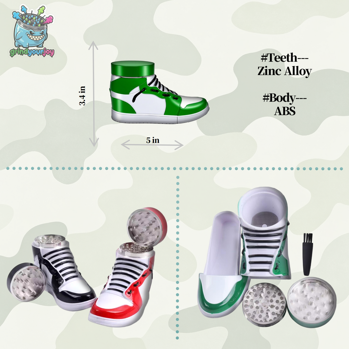 Trainer Sneaker Shaped Grind Spice Mixer