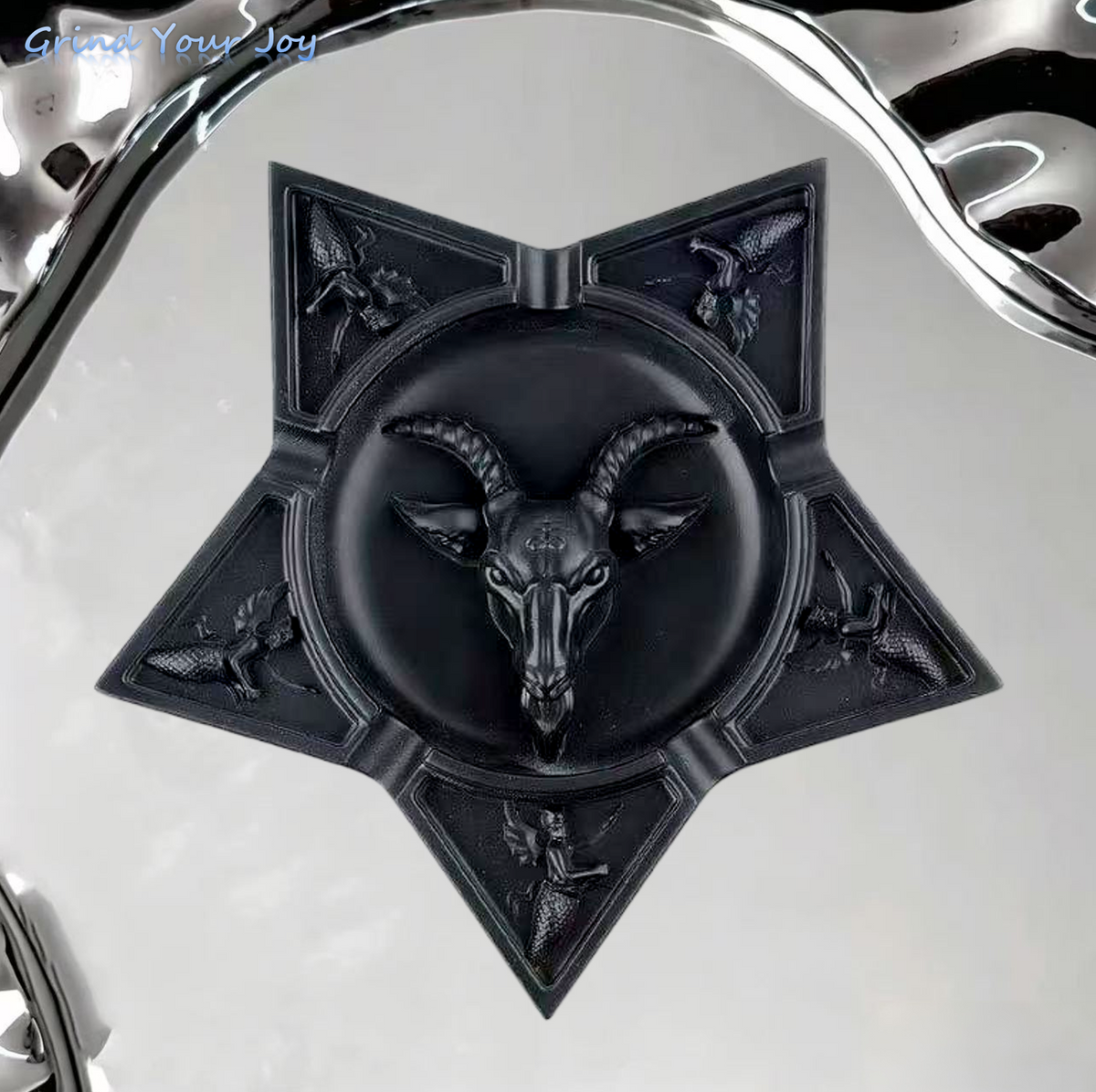 Black Goat Ashtray - Handmade Design