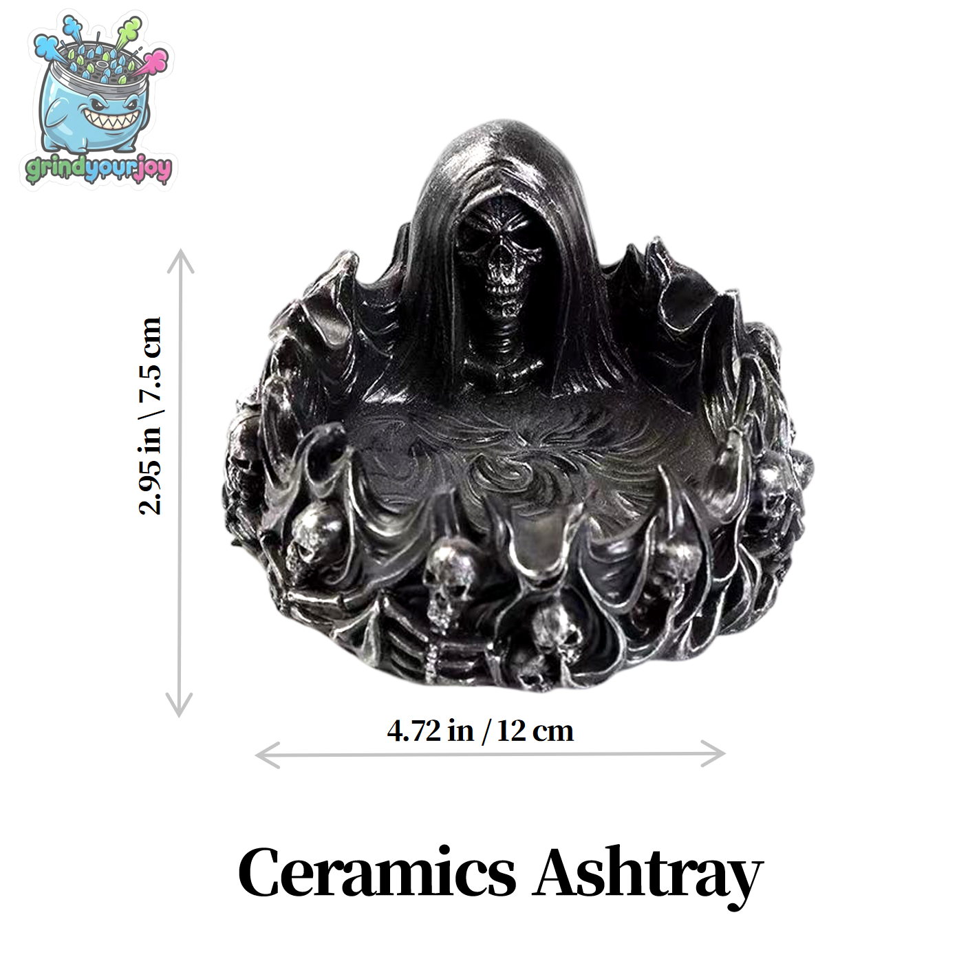 Demon Ghost Ashtray - Resin Handmade