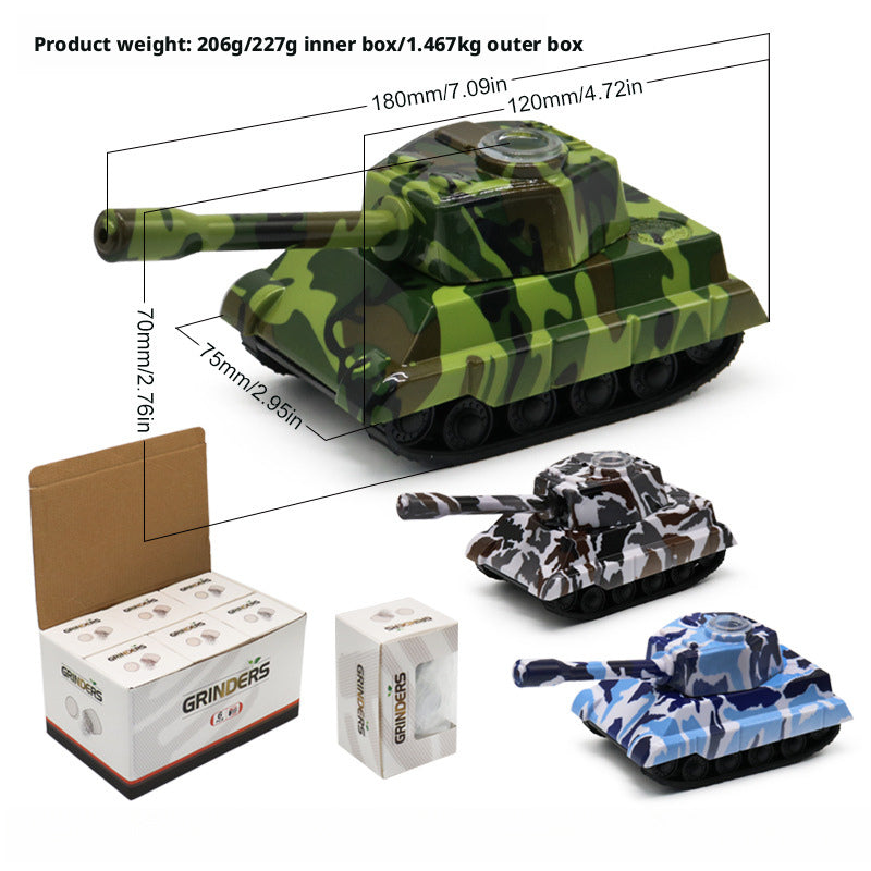 [Ideal Gift] Tank Shape Mixer Crusher, For Breaking Herb or Coffee Bean or Spices , Good For Party Or Gift