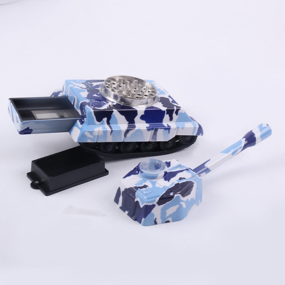 [Ideal Gift] Tank Shape Mixer Crusher, For Breaking Herb or Coffee Bean or Spices , Good For Party Or Gift