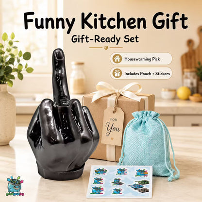 Middle Finger All-In-One Grind Spice Mixer