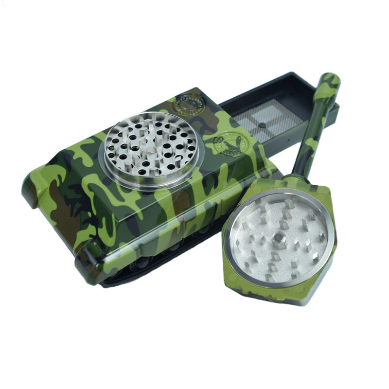 [Ideal Gift] Tank Shape Mixer Crusher, For Breaking Herb or Coffee Bean or Spices , Good For Party Or Gift