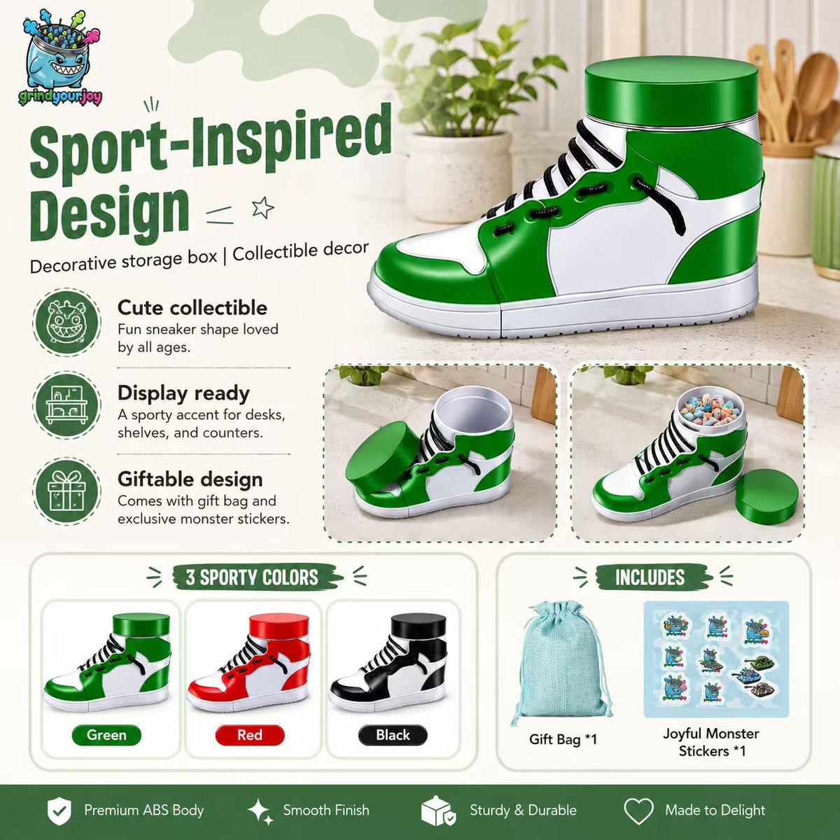 Trainer Sneaker Shaped Grind Spice Mixer